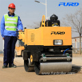 Fast Moving 800kg Manual Hydraulic Double Drum Vibratory Soil Compactor